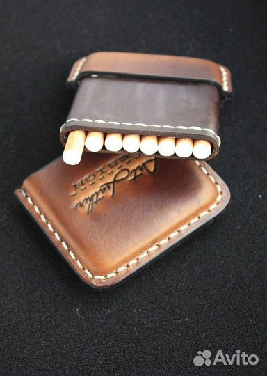 Шикарный Кожаный портсигар
