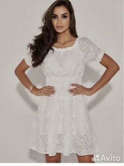 Платье шитьё ришелье