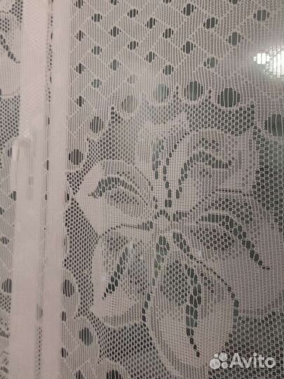 Тюлевые шторы в отличном состоянии