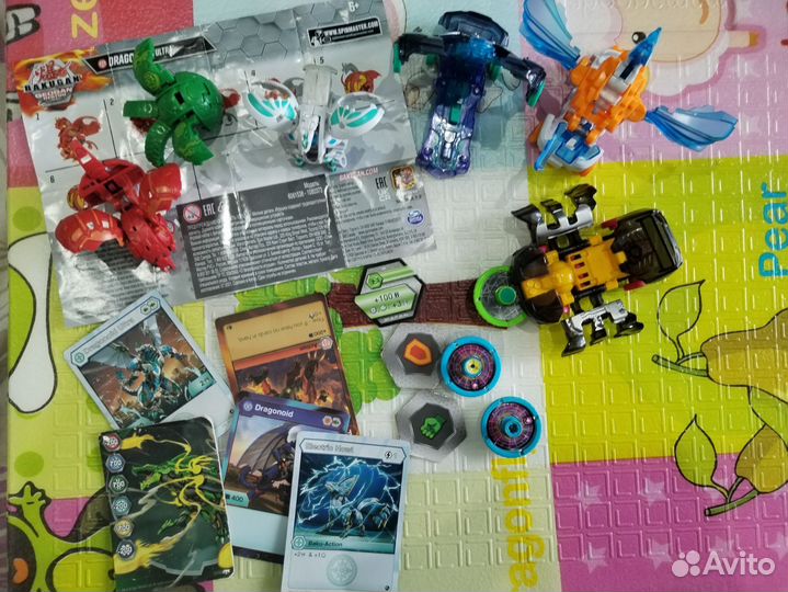 Пакет игрушек, Бакуганы, скричеры