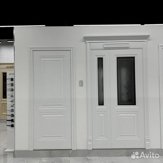 Двери межкомнатные белые