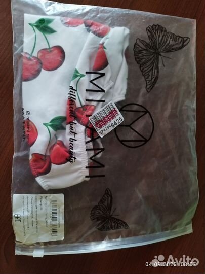 Купальник слитный, детский, р.86