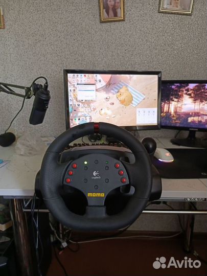 Руль Logitech momo racing mod 900 градусов