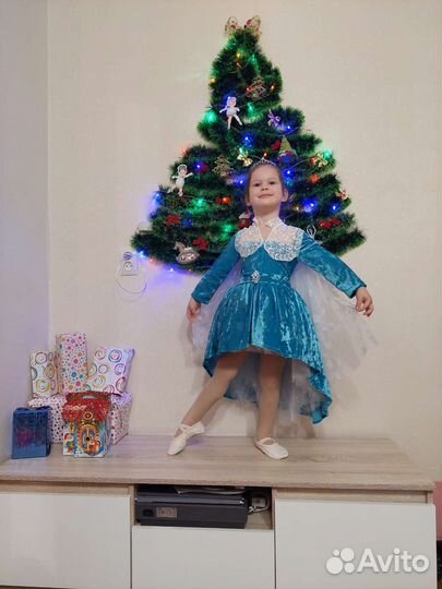 Новогоднее платье Эльза. Ручная работа