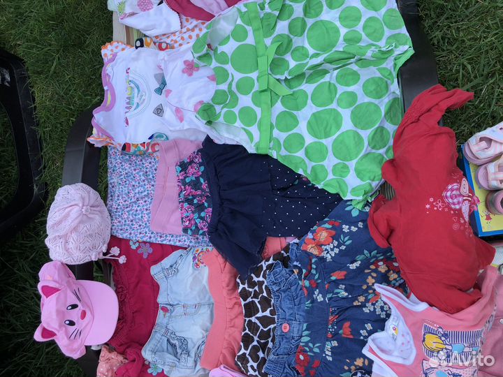 Вещи пакетом для девочек 6 мес-2 года