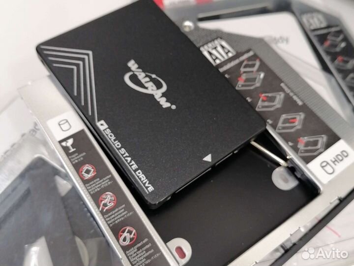 Салазки переходник 12.7/ 9.5 ноутбук SSD HDD SATA