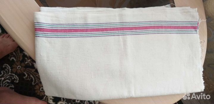 Отрез ткани лен СССР