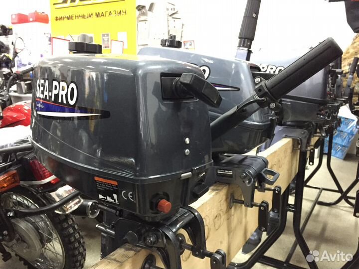 Двухтактный лодочный мотор SEA-PRO T 2.6 S румпель
