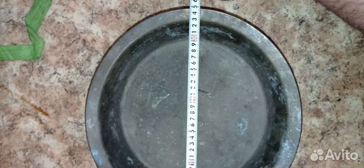 Латунный таз для варенья