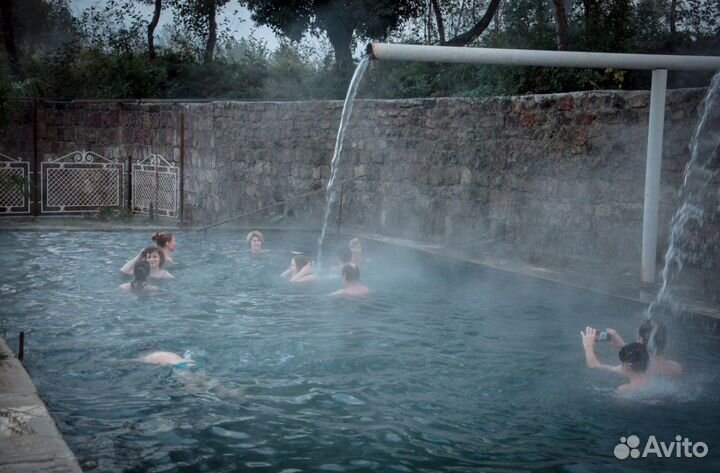 Термальные источники Кындыг, Абхазия, Рица