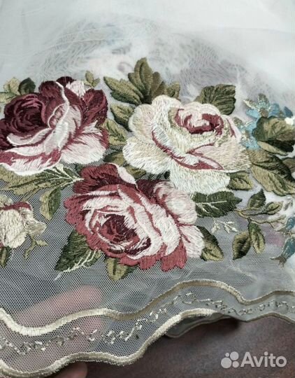 Тюль Дикая Роза Новый