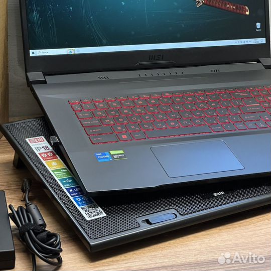 Мощный MSI 17.3 144Hz I5-11400/16GB/GTX 1650/SSD
