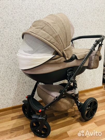 Коляска riko bruno natural 2в1