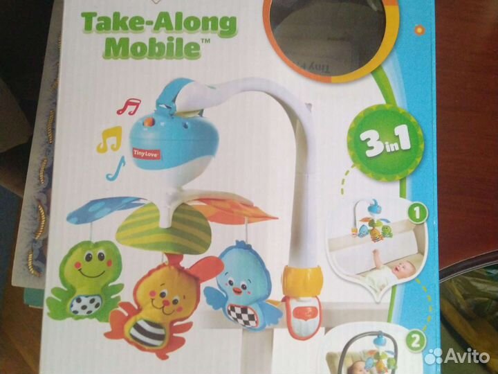 Музыкальная карусель на кроватку