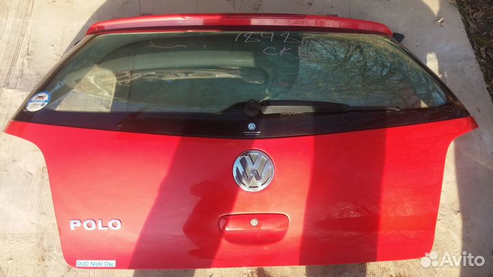 Volkswagen Polo 4 2002-2009 год крышка багажника