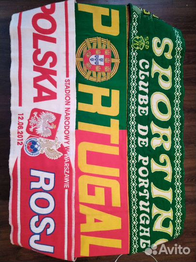 Шарфы футбольные, хоккейные