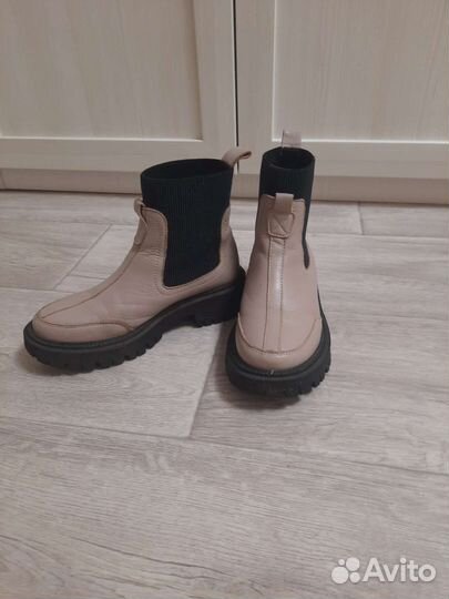 Ботинки челси для девочки. Натуральная кожа