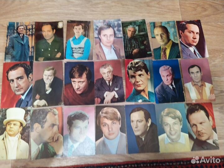 Открытки с советскими актерами