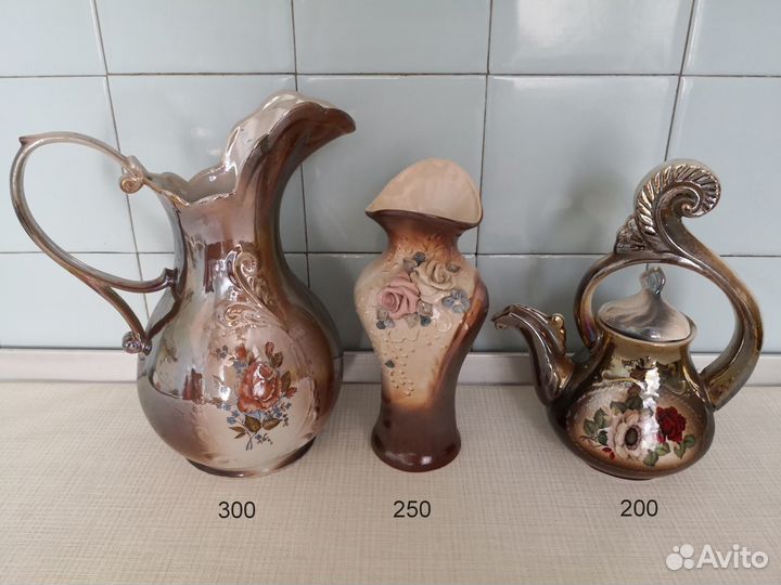 Пиалы Тарелки Кувшины Салатники (керамика) СССР