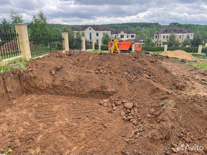 Вывоз грунта разработка котлована