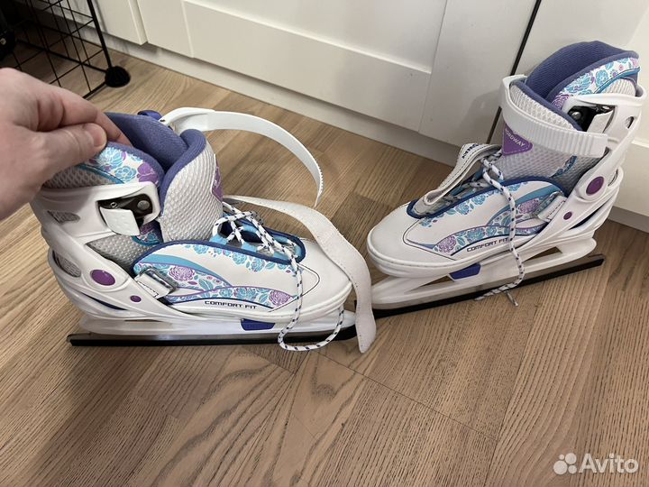 Коньки детские раздвижные nordway 31 36