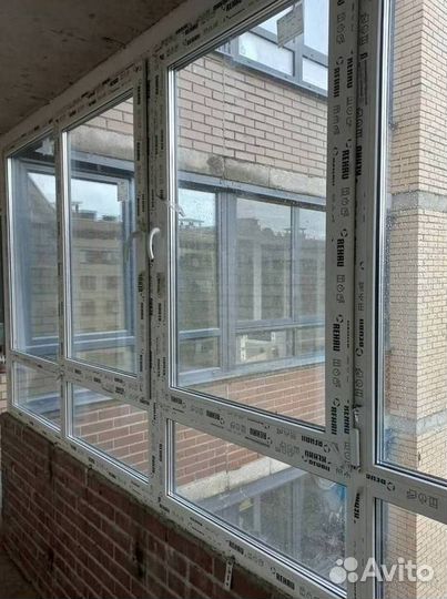 Остекление окон и балконов пвх