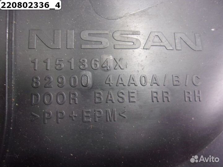 Обшивка двери задней правой Nissan Almera G15