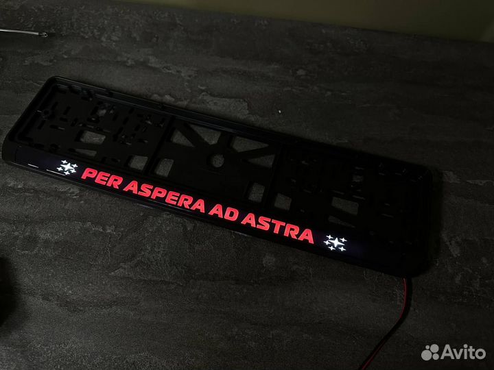 Рамка номерного знака led подсветка