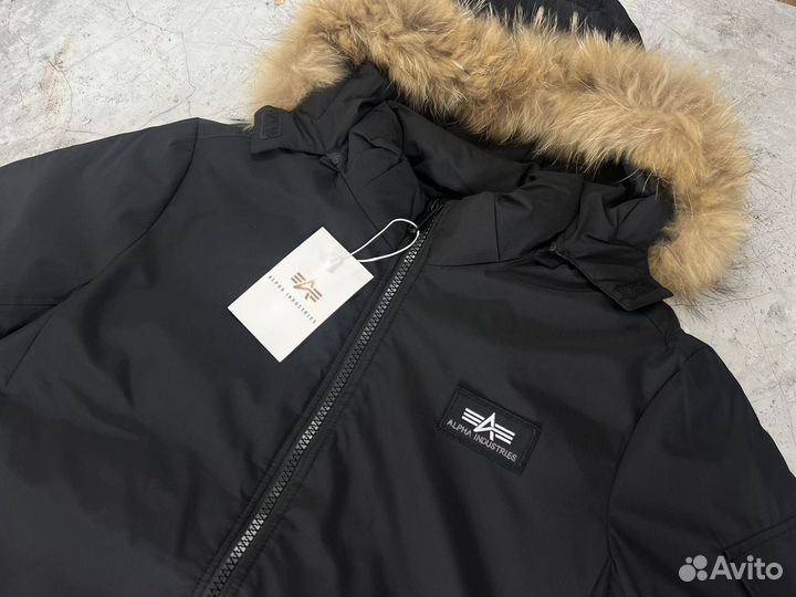 Бомбер alpha industries зимний