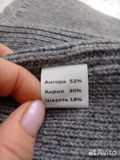 Комплект ангора шапки шарфы