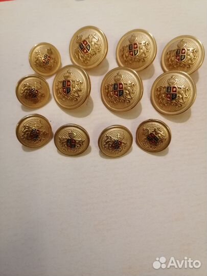 Пуговицы металлические