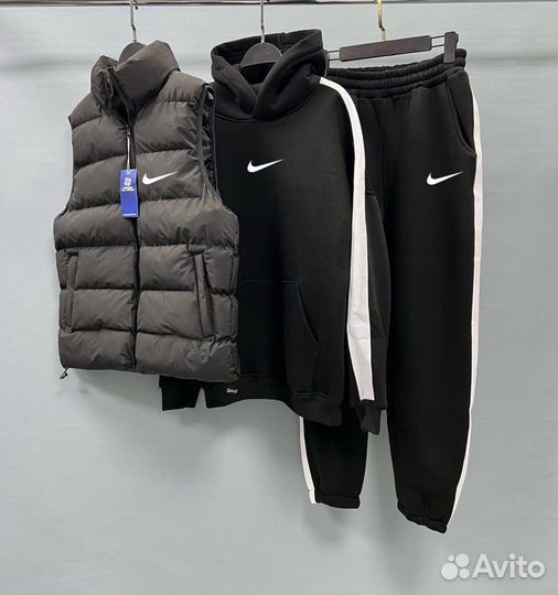 Спортивный костюм на флисе 3 в 1 nike