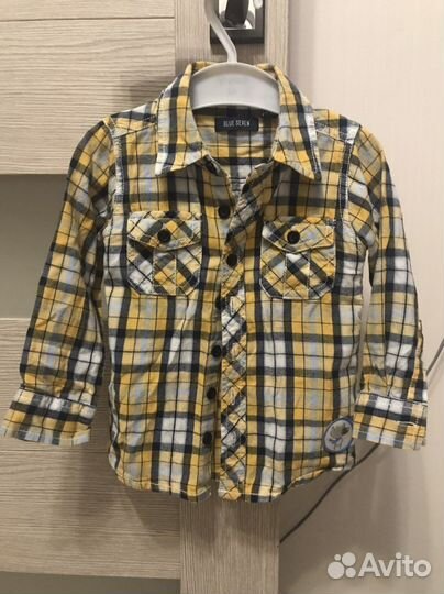 Рубашка для мальчика 80 86