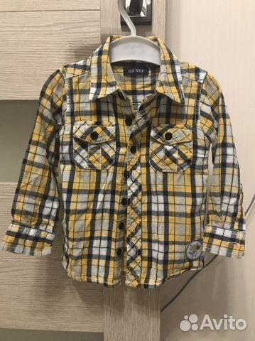 Рубашка для мальчика 80 86