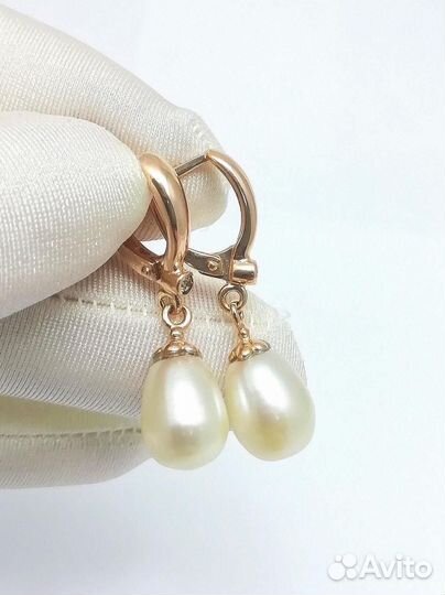 Золотые серьги дб401193-2 4,98г