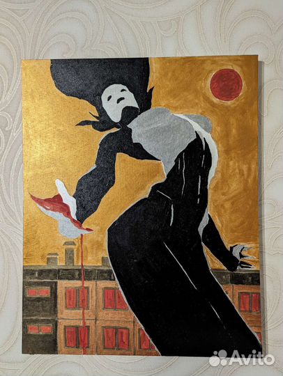 Картина акрил на холсте