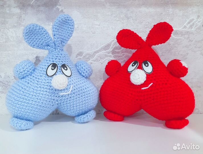 Зайка валентинка