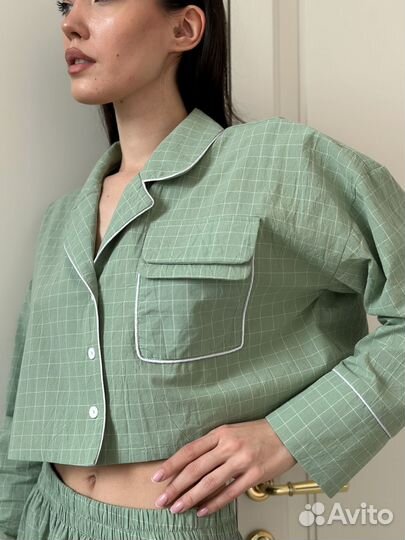 Домашний костюм женский, пижама хлопок