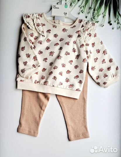 Новый комплект для девочки C&A 74