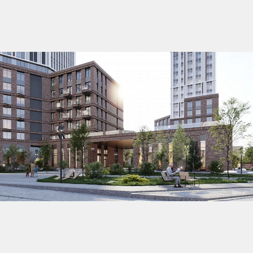 1-к. квартира, 42,1 м², 4/43 эт.