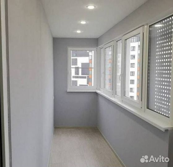 Остекление окон и балконов пвх