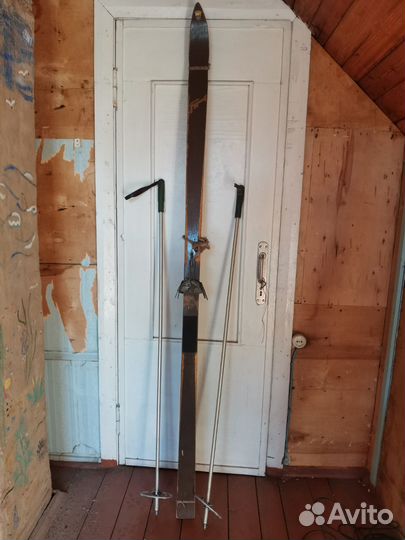 Лыжи СССР раритет Рига 190 см