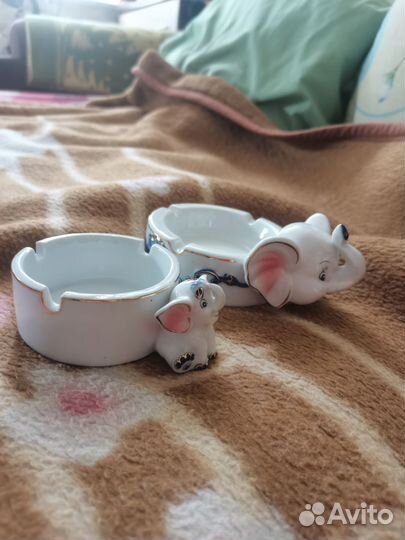 Пепельница слоны