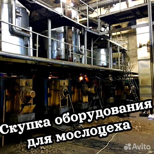 Скупка оборудования для маслоцеха и маслозавода