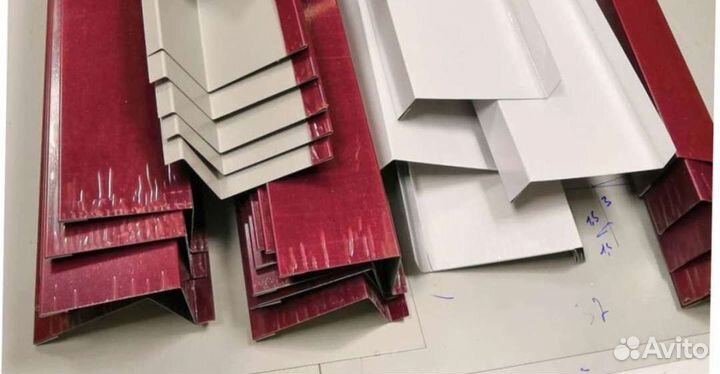 Гибка отливов, конек, откос, парапет, планка, фасо