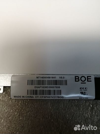 Nt140whm-N41 V8.0.30 Pin. 1366x768 HD