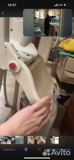 Стульчик для кормления happy baby