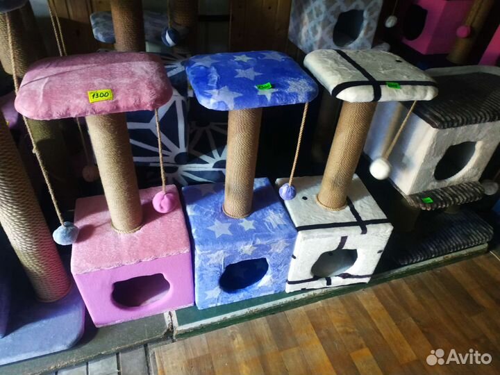 Когтеточки с домиками