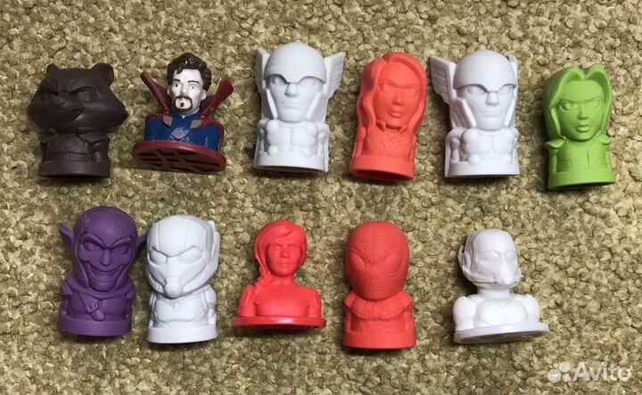 Марвел стиратели, тролли, мячики, фишки