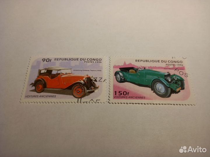 Марки с автомобилями